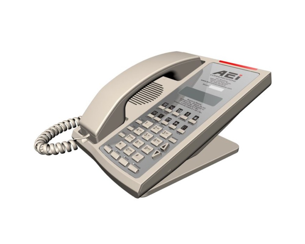 AEi AMT-9210-SM - Белый двухлинейный VoIP DECT телефон с громкой связью —  Hotel Phones | IP-телефоны, аналоговые телефоны для отелей