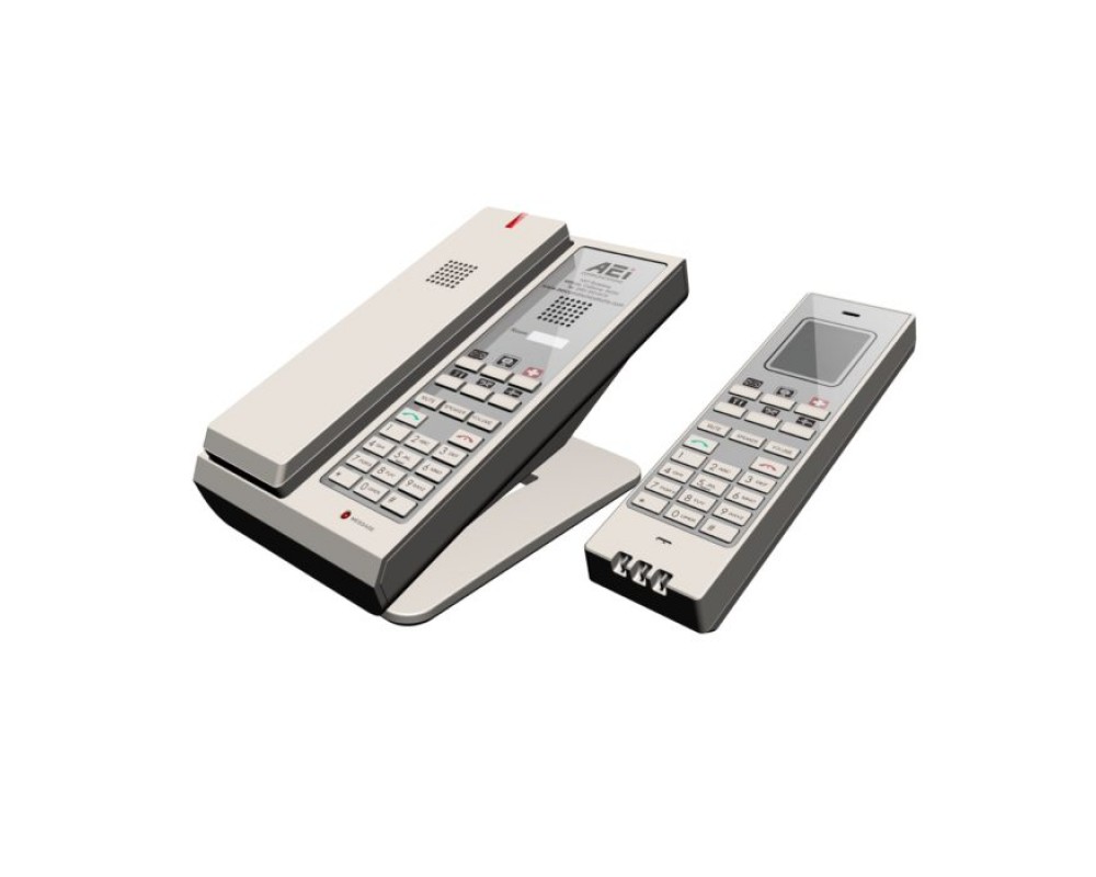 AEi SGR-8106-SMKE - Белый однолинейный IP-телефон с двойной клавиатурой —  Hotel Phones | IP-телефоны, аналоговые телефоны для отелей